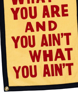 Oxford Pennant - You Are What You Are Camp Flag • John Prine x Oxford Pennant - Bawston & Tucker -