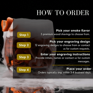 Personalized Cocktail Smoker Kit - Bawston & Tucker -