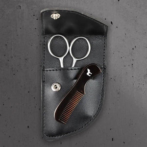 Pete & Pedro - Beard Care Comb & Scissors Kit - Bawston & Tucker - 