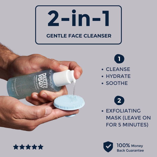 PrettyBoy - PrettyBoy Fresh Start Gentle Face Cleanser - Bawston & Tucker - 