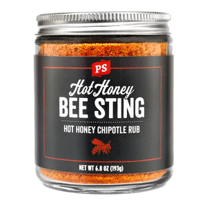 PS Seasoning - Bee Sting - Hot Honey Chipotle BBQ Rub - Bawston & Tucker - 