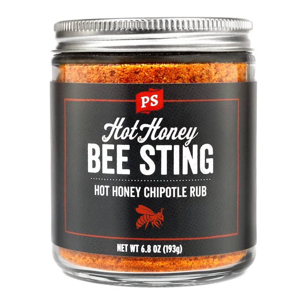 PS Seasoning - Bee Sting - Hot Honey Chipotle BBQ Rub - Bawston & Tucker - 