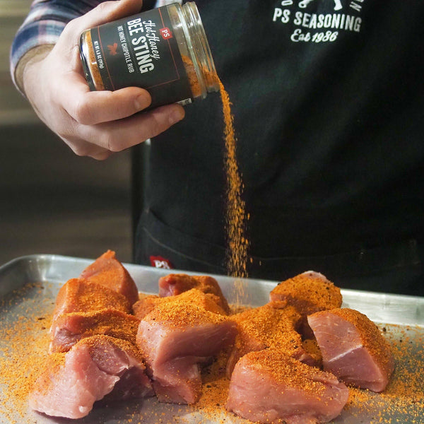 PS Seasoning - Bee Sting - Hot Honey Chipotle BBQ Rub - Bawston & Tucker - 