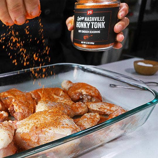 PS Seasoning - Honky Tonk - Hot Chicken Rub - Bawston & Tucker - 