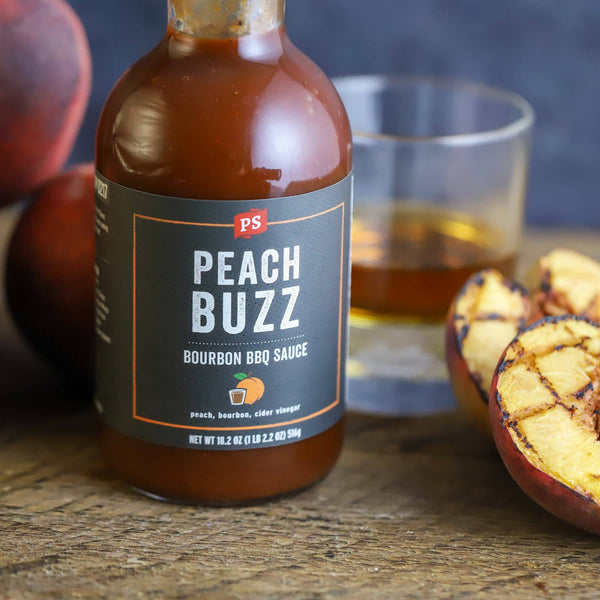 PS Seasoning - Peach Buzz - Hickory Whiskey BBQ Sauce - Bawston & Tucker - 