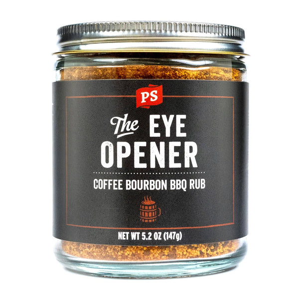 PS Seasoning - The Eye Opener - Coffee Bourbon BBQ Rub - Bawston & Tucker - 