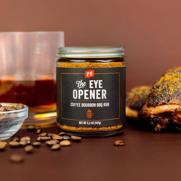 PS Seasoning - The Eye Opener - Coffee Bourbon BBQ Rub - Bawston & Tucker - 