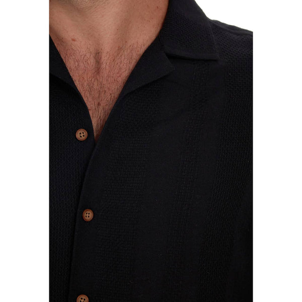 PX - Luis Vertical Stripe Jacquard Shirt - Bawston & Tucker - 