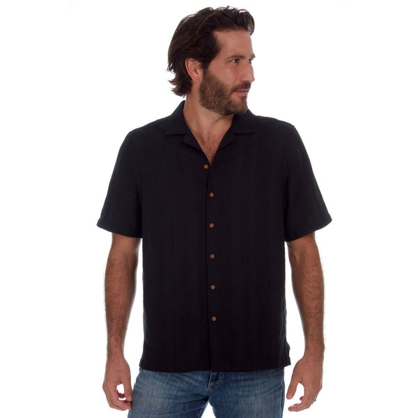PX - Luis Vertical Stripe Jacquard Shirt - Bawston & Tucker - 
