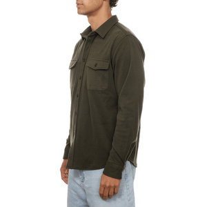 PX - Ultra Soft 2 Pocket Long Sleeve Shirt - Olive - Bawston & Tucker -