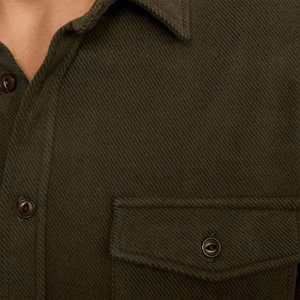 PX - Ultra Soft 2 Pocket Long Sleeve Shirt - Olive - Bawston & Tucker -