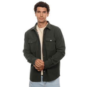 PX - Warm Olive Corduroy Jacket With A Printed Microfiber Lining - Bawston & Tucker -