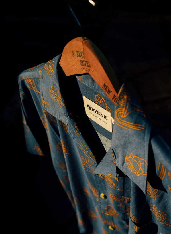 Pyknic - Adios Burritos Casual Button Down Shirt Men & Women - Bawston & Tucker - 