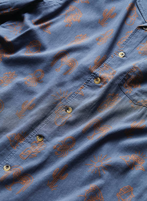 Pyknic - Adios Burritos Casual Button Down Shirt Men & Women - Bawston & Tucker - 