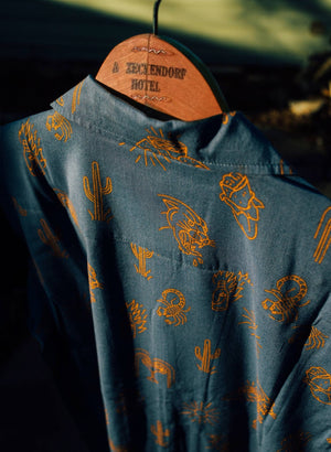 Pyknic - Adios Burritos Casual Button Down Shirt Men & Women - Bawston & Tucker - 