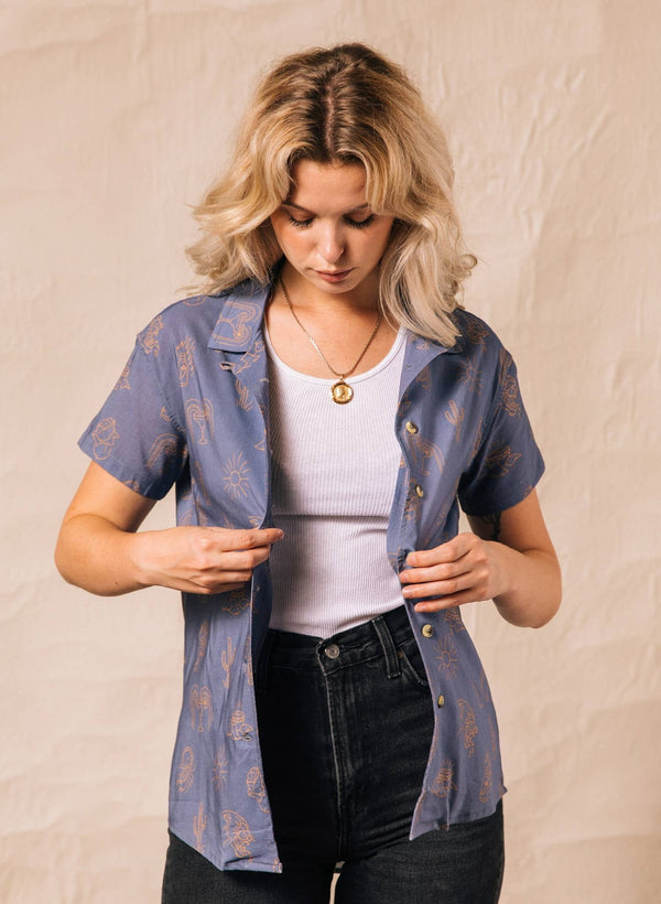 Pyknic - Adios Burritos Casual Button Down Shirt Men & Women - Bawston & Tucker - 