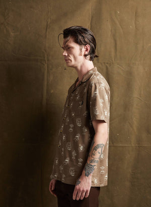 Pyknic - Desert Donuts Casual Button Up Shirt Men Women Western - Bawston & Tucker -