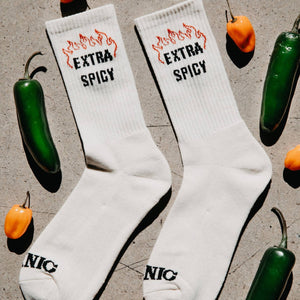 Pyknic - Extra Spicy Socks, Fun Socks - Bawston & Tucker - 