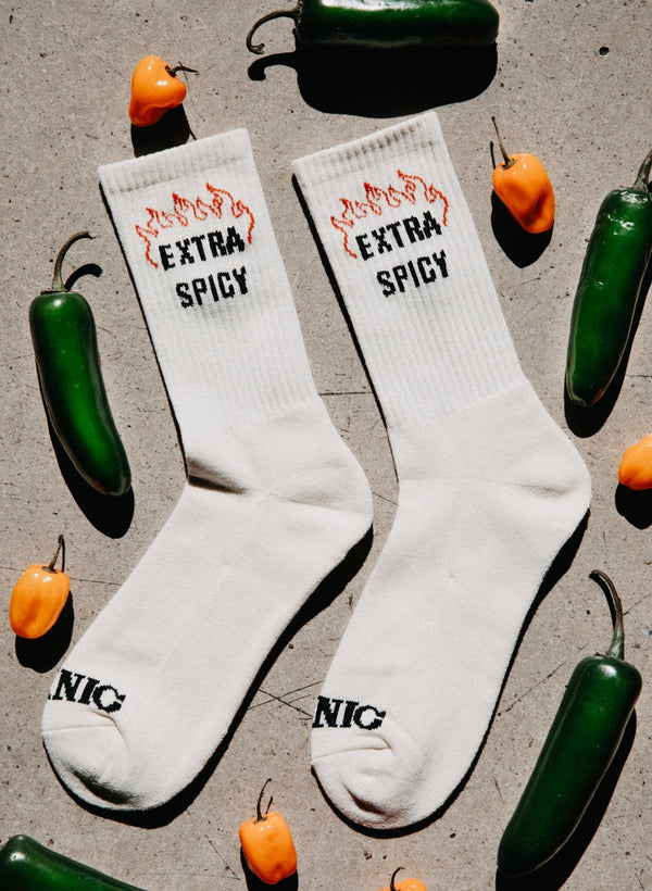 Pyknic - Extra Spicy Socks, Fun Socks - Bawston & Tucker - 