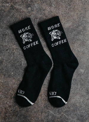 Pyknic - More Coffee Socks - Bawston & Tucker - 