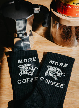 Pyknic - More Coffee Socks - Bawston & Tucker - 