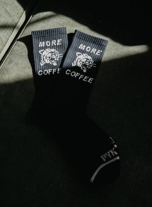 Pyknic - More Coffee Socks - Bawston & Tucker - 