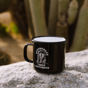 Pyknic - Over Worked Under Caffeinated Mug - Bawston & Tucker - 