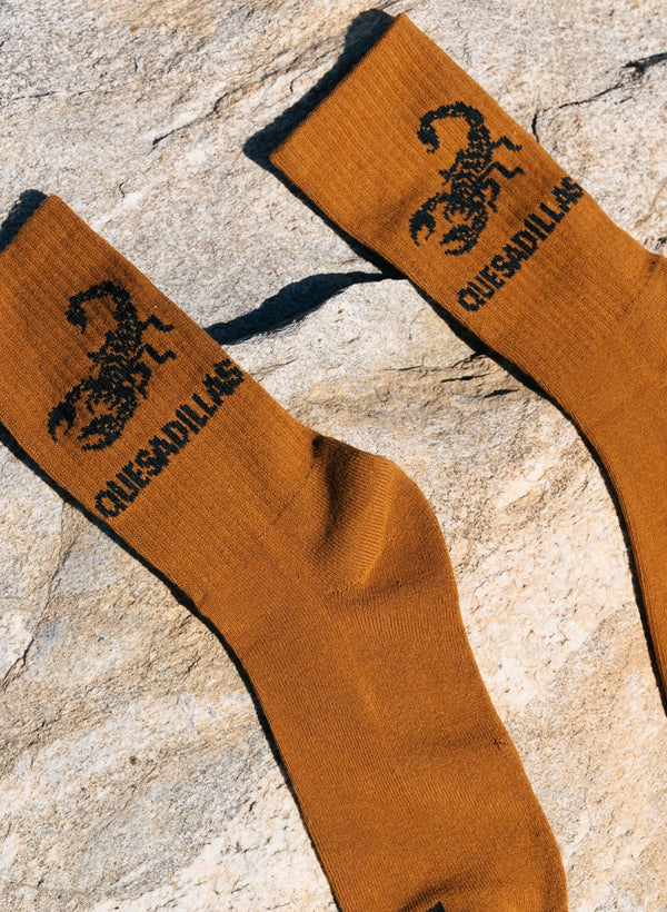 Pyknic - Quesadillas Socks, Western Comfy Crew Socks - Bawston & Tucker - 