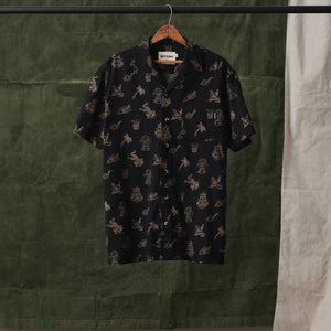 Pyknic - Spicy Noods Casual Button Down Shirt UNISEX - Bawston & Tucker -