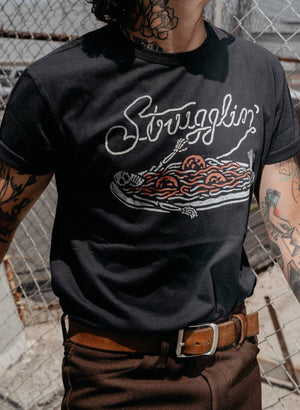 Pyknic - Strugglin Tee - Bawston & Tucker -
