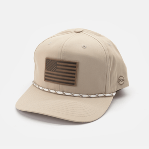 Range Leather Co. - American Flag Classic Rope Hat - Bawston & Tucker - 