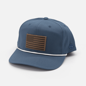 Range Leather Co. - American Flag Classic Rope Hat - Bawston & Tucker - 