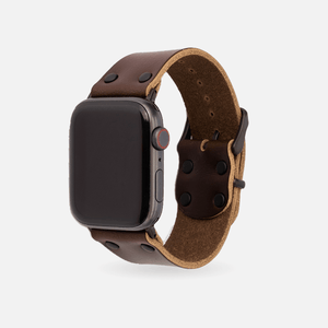 Range Leather Co. - Leather Apple Watch Band - USA Made & Full - Grain Leather - Bawston & Tucker - 