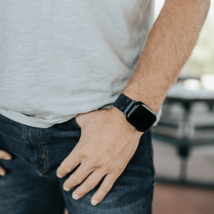 Range Leather Co. - Leather Apple Watch Band - USA Made & Full - Grain Leather - Bawston & Tucker - 