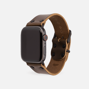 Range Leather Co. - Leather Apple Watch Band - USA Made & Full - Grain Leather - Bawston & Tucker - 