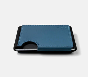 Ridge Wallet - Ridge Biflex - Cobalt Blue Leather - Bawston & Tucker - 