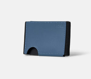 Ridge Wallet - Ridge Biflex - Cobalt Blue Leather - Bawston & Tucker - 