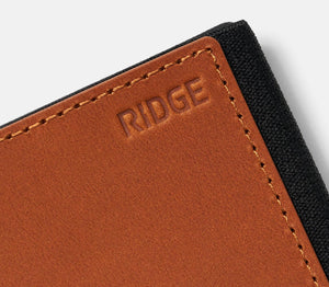 Ridge Wallet - Ridge Biflex - Tobacco Brown Leather - Bawston & Tucker - 