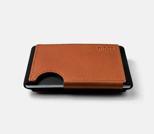 Ridge Wallet - Ridge Biflex - Tobacco Brown Leather - Bawston & Tucker - 