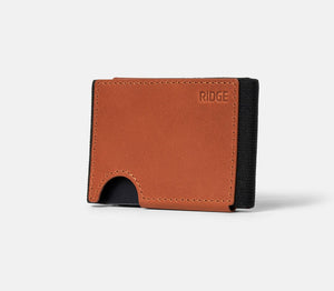 Ridge Wallet - Ridge Biflex - Tobacco Brown Leather - Bawston & Tucker - 