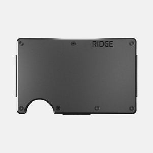 Ridge Wallet - Ridge Wallet 2.0 - Gunmetal - Bawston & Tucker - 