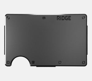 Ridge Wallet - Ridge Wallet 2.0 - Gunmetal - Bawston & Tucker - 