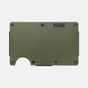 Ridge Wallet - Ridge Wallet 2.0 - Matte Olive - Bawston & Tucker - 