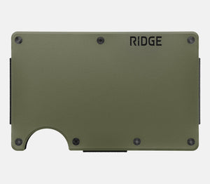 Ridge Wallet - Ridge Wallet 2.0 - Matte Olive - Bawston & Tucker - 