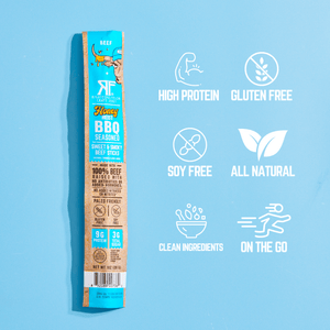 Righteous Felon Craft Jerky - Righteous Felon Honey Heist BBQ Beef Stick 1oz - Bawston & Tucker - 