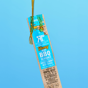 Righteous Felon Craft Jerky - Righteous Felon Honey Heist BBQ Beef Stick 1oz - Bawston & Tucker - 