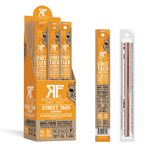 Righteous Felon Craft Jerky - Righteous Felon Street Taco Pork Stick 1oz - Bawston & Tucker - 
