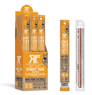 Righteous Felon Craft Jerky - Righteous Felon Street Taco Pork Stick 1oz - Bawston & Tucker - 