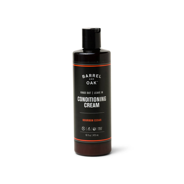 Rinse Out or Leave In Conditioning Cream - 16 fl oz - Barrel & Oak - Bawston & Tucker - 