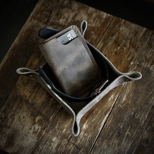 Slate Valet Tray by Forest & Hyde - B&T Accessories - Bawston & Tucker - Leather Goods